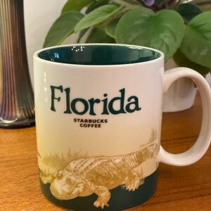 Starbucks Coffee Collector Series Global Icon City Mugs 16oz 2010-2012 Florida